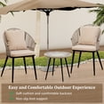 thumbnail image 2 of ALEAVIC 3-Piece Outdoor Rattan Patio Furniture Set, Outdoor Wicker Conversation Chair Sets with Coffee Table, 2 of 6