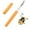 Gold#618-391, variant on Fishing Rod with Pocket Size Pen Style 8.07 Inch Aluminum Alloy Mini Telescoping Fishing Rod Portable for Outdoor Fishing