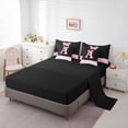 thumbnail image 5 of jejeloiu Girls Pink Bowknot 7-Piece Twin Bedding Sets,First Letter E Bedding Comforter Set For Kids Reversible, 5 of 8