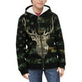 thumbnail image 3 of chaqlin American Flag Deer Hoodies for Boys 11-13 Zip Up Hooded Jacket Kids Long Sleeve Zipper Sweatshirt Causal Running Workout Sports Top with Pocket, 3 of 7