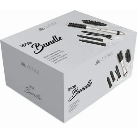 Sutra IBob Bundle Set Beauty 6-Pc. Limited-Edition VALUE: 0 (Interchangeable Base 2 Blowout Brush Head 2 V-Brush Head Airwand Curlers (2) Air Clip Curler)