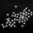 thumbnail image 2 of 50 Pcs Bouchons d'Oreilles Épaules Pièces de Rechange Boucles d'Oreilles Bijoux Bas, 2 of 8