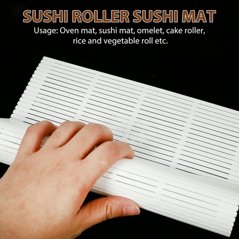 Sushi Mat Making Rolling Rice Japanese Stick Non Paddle Scooper Makisu  Roller Sheet Matte Cooking Roll Mats Nonstick 