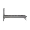thumbnail image 4 of Plank+Beam Farmhouse Twin Bed Frame with Headboard, Solid Wood Platform Bed, Driftwood, 4 of 8