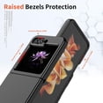thumbnail image 4 of for Samsung Galaxy Z Flip 6 Case, Hinge Protector and Shockproof TPU and Microfiber for Samsung Galaxy Z Flip 6 (Black), 4 of 6