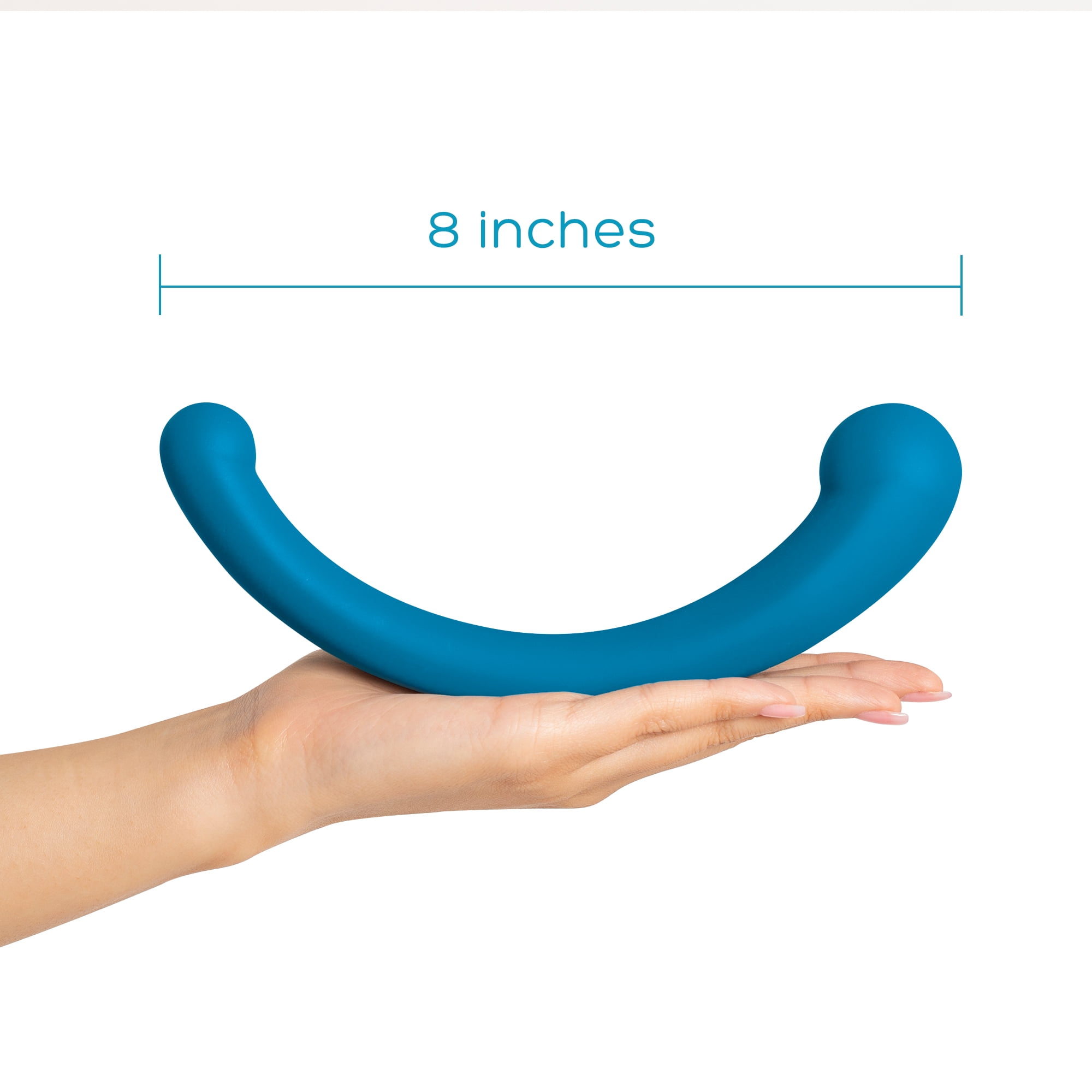 plusOne Vibrating Dual Arc Massager, 10 Vibration Settings,& Waterproof