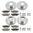 thumbnail image 3 of PowerStop Front and Rear Z23 Evolution Sport Carbon-Fiber Ceramic Brake Pad and Drilled & Slotted Rotor Kit Fits: FORD Select Models K5965, 3 of 10