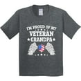 thumbnail image 3 of Inktastic I'm Proud of My Veteran Grandpa Youth T-Shirt, 3 of 5