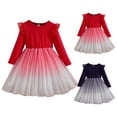 thumbnail image 4 of JSCDRPDWL Graduation Dress Black a Line Dress Newborn Girl Thanksgiving Outfit Baby Girl Clothes 0-3 Months Little Girl for 10 Year Old Girls Birthday, Red 3-4 Years, 4 of 4