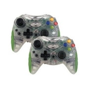 Intec Mini Wireless Controller - Gamepad - 6 buttons - wireless - green, clear (pack of 2) - for Microsoft Xbox