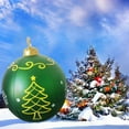 thumbnail image 4 of 60cm Inflatable Christmas Ball with Light Glow Giant Atmosphere Ball Home Garden, 4 of 8
