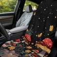 thumbnail image 3 of Xixirimido Mushroom Butterfly Floral Starry Night Print Universal Car Towel Seat Cover for Post Gym Workout Swimming Running Soft Breathable Automotive Front Seat Protector Car Accessories, 2 Pack, 3 of 8