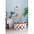 thumbnail image 3 of 18"x29" Oval Vintage Stylish Wall Clock Battery Operated,Outdoor Clock,Decorative Wall Clock for Home,Office,Dinning Room, 3 of 9