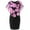 Pink, variant on asdoklhq Plus Size Dresses for Women,Women's Summer Plus SizeRound Neck Printed Solid Sleeveless Pullover Dress