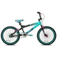 thumbnail image 2 of 20" Kent Tempest BMX Bicycle, Fits Riders 4'2" - 5', Black/Aqua, Child, Unisex, 2 of 12