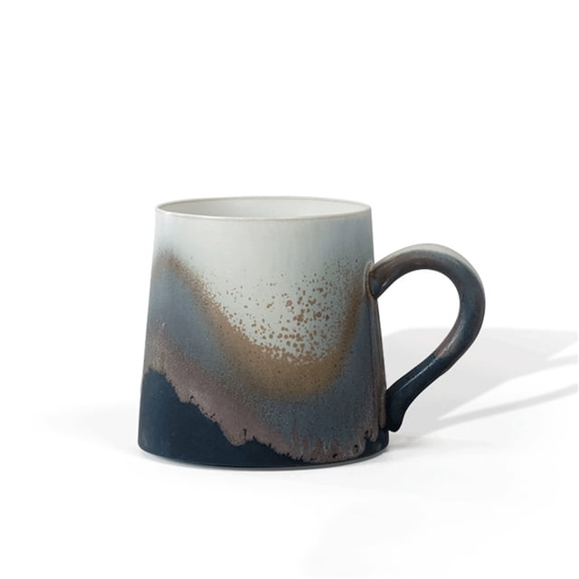 Blue Coffee Mug, Set of 1 Capacity 11.5 oz Kiln Made Mug for Office and Home Dishwasher and Microwave Safe