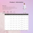thumbnail image 7 of TiaoBug Men's Resistant Work Outfits Long Sleeve Front Zip Coat And Long Pants Uniform Workwear White L/170, 7 of 7