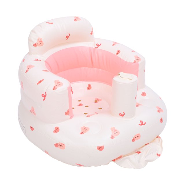 Canapé Gonflable pour Bébé, Bébé Gonflable Doux Imprimé Lapin pour la Maison