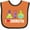 Orange and Black, variant on Inktastic I Love Chemistry Science Boys or Girls Baby Bib