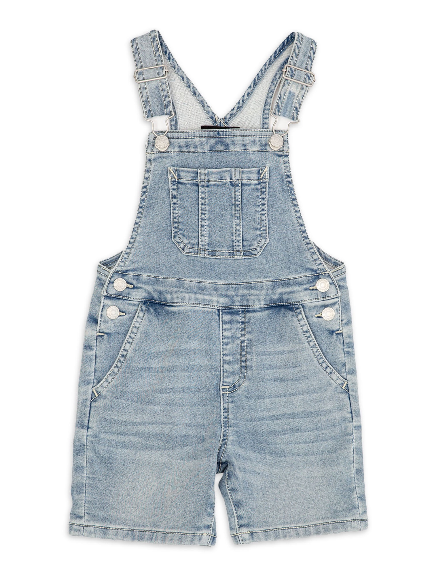 Jordache Baby and Toddler Boy Knit Denim Shortall, 12 Months-5T ...