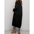 thumbnail image 2 of Womens Casual Long Cardigan Long Sleeve Open Front Sweater Coat Outerwear, 2 of 4
