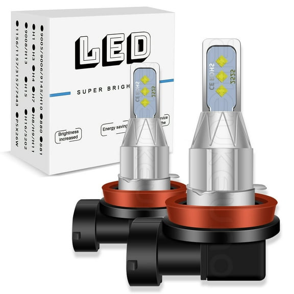 H11 H8 H16  LED Fog Light, 40W 8000LM Bulb Replacement (Set of 2)