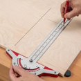thumbnail image 5 of Adjustable Angle Carpentry Ruler Goniometer for Measuring Gauge Stainless Steel Angle(20"), 5 of 5