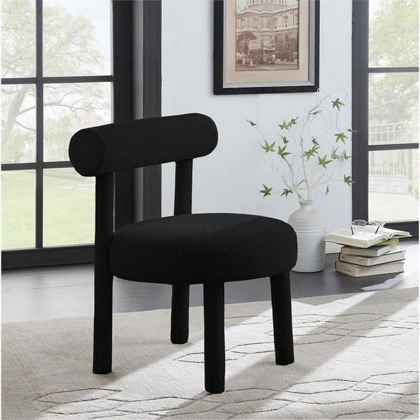 Meridian Furniture Parlor Boucle Fabric Accent Chair Meridian Furniture Parlor Boucle Fabric Accent Chair