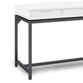 thumbnail image 3 of Pemberly Row Bureau Industriel Moderne en Bois Massif 60 Pouces en Blanc, 3 of 8