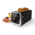 thumbnail image 1 of Toaster Nostalgia Inspirex - Pantalla táctil de 4 rebanadas, color negro, 1 of 9