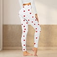 thumbnail image 2 of hotojiny Women's Valentines Day Leggings Spring Fashion Outfits Gifts Soft High Waisted Workout Yoga Pants, 2 of 5
