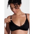 thumbnail image 4 of Joyspun Women's Shine and Lace Bralette, Sizes XS-XXXL, 4 of 5