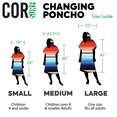 thumbnail image 6 of COR Surf Poncho Changing Towel Robe Dry Microfiber with Hood and Front Pocket (Medium, Cobalt), 6 of 6