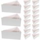 thumbnail image 1 of 50 Sets Of Triangle Cake Slices Boxes Cake Box Triangle Cake Slice Case Cake Slices Packaging Cake Container, 1 of 2