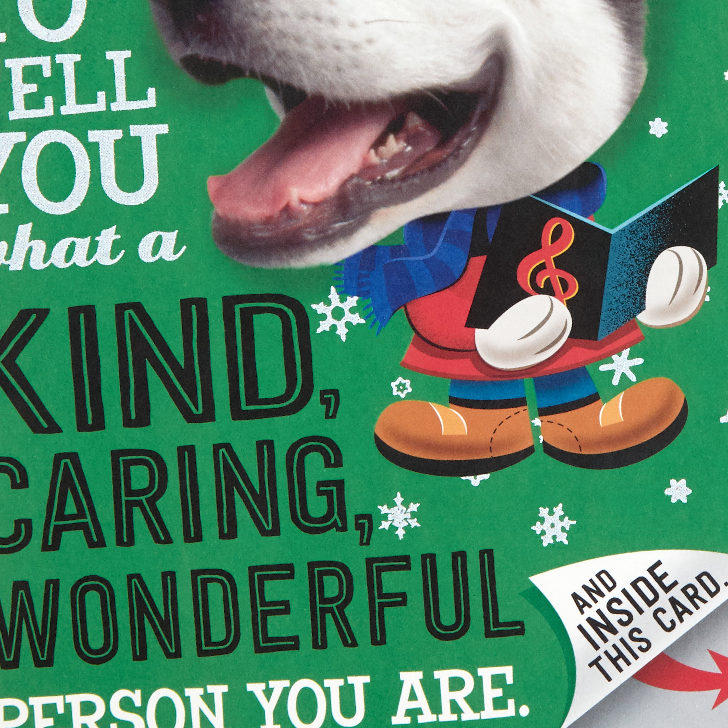 Hallmark Pop-up Christmas Greeting Card (Cute Dog Heartfelt Hug)