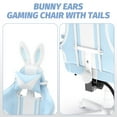 thumbnail image 5 of SOONTRANS Blue Gaming Chair, High Back Gamer Chair with Footrest, Reclining Adjustable Game Office Chairs Massage Pillows for Girl  Gift Present, 5 of 10