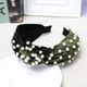 thumbnail image 3 of Minnieouse Diadema con nudo torcido, diadema de perlas elegante, accesorios flexibles para el cabello de boda, diademas para mujeres y niñas, ropa de Accesorio para el cabello Musgo Verde Minnieouse AP010010-11B, 3 of 6