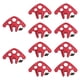 thumbnail image 2 of 10 piezas de protectores de nieve para techo, protección contra hielo, portátiles, confiables y duraderos. Rojo, 2 of 8
