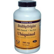 Healthy Origins Ubiquinol, Active Antioxidant form of CoQ10, 200mg, 150 CT
