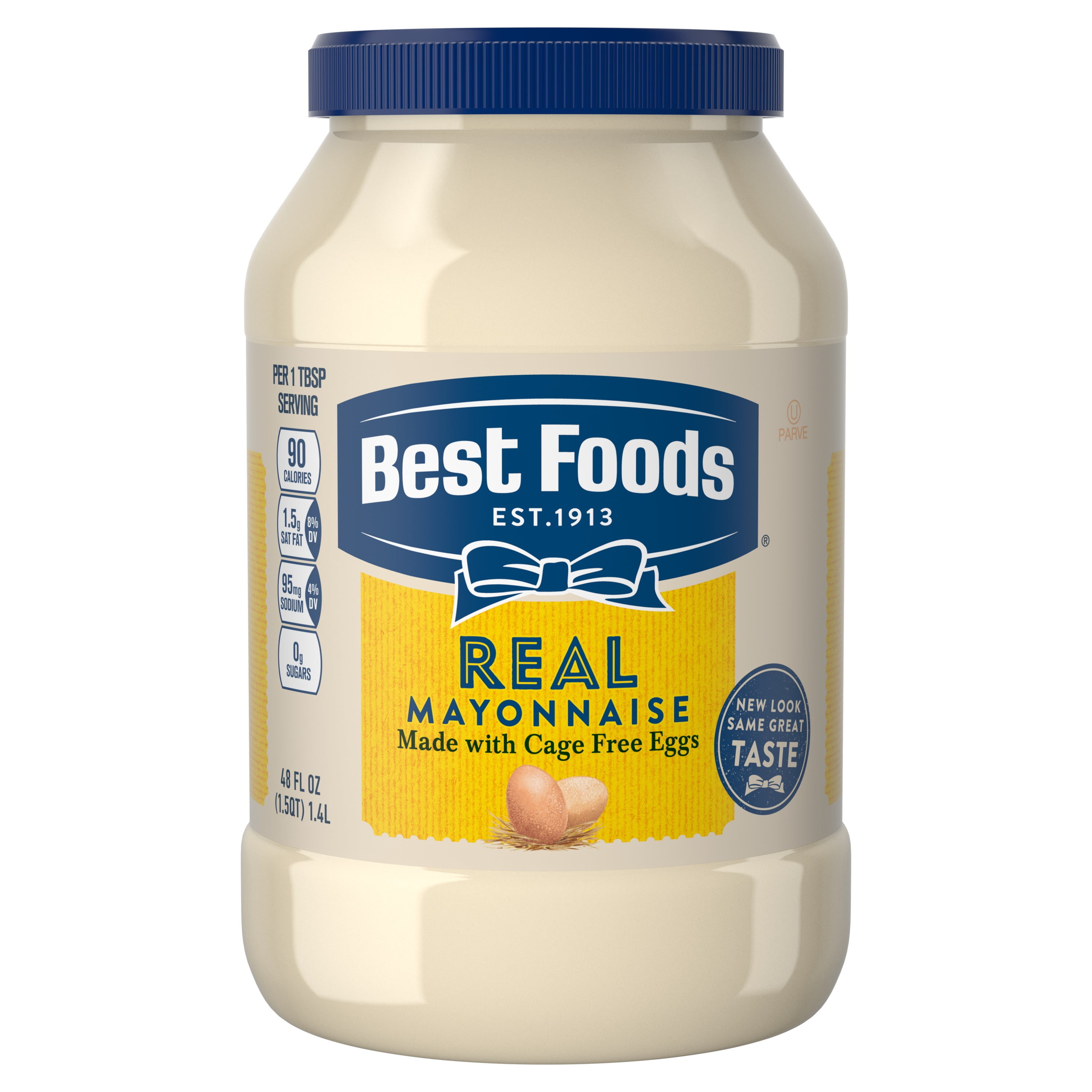 Best Foods Creamy Real Mayonnaise Gluten Free, Kosher 48 oz