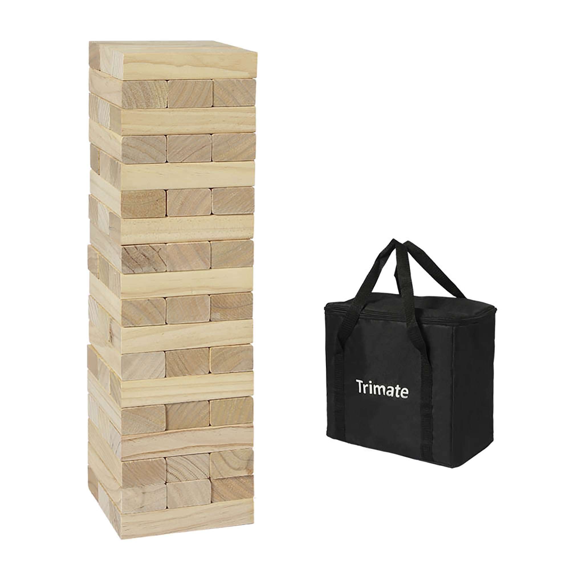 Jenga Giant Genuine Hardwood Stacking Game - Walmart.com