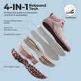 thumbnail image 3 of NORTIV 8 Women's Hiking Boots waterproof Lightweight Outdoor Trekking Non Slip Comfortable Camping Ankle breathable Boot Armadillo FieldLite, 3 of 10