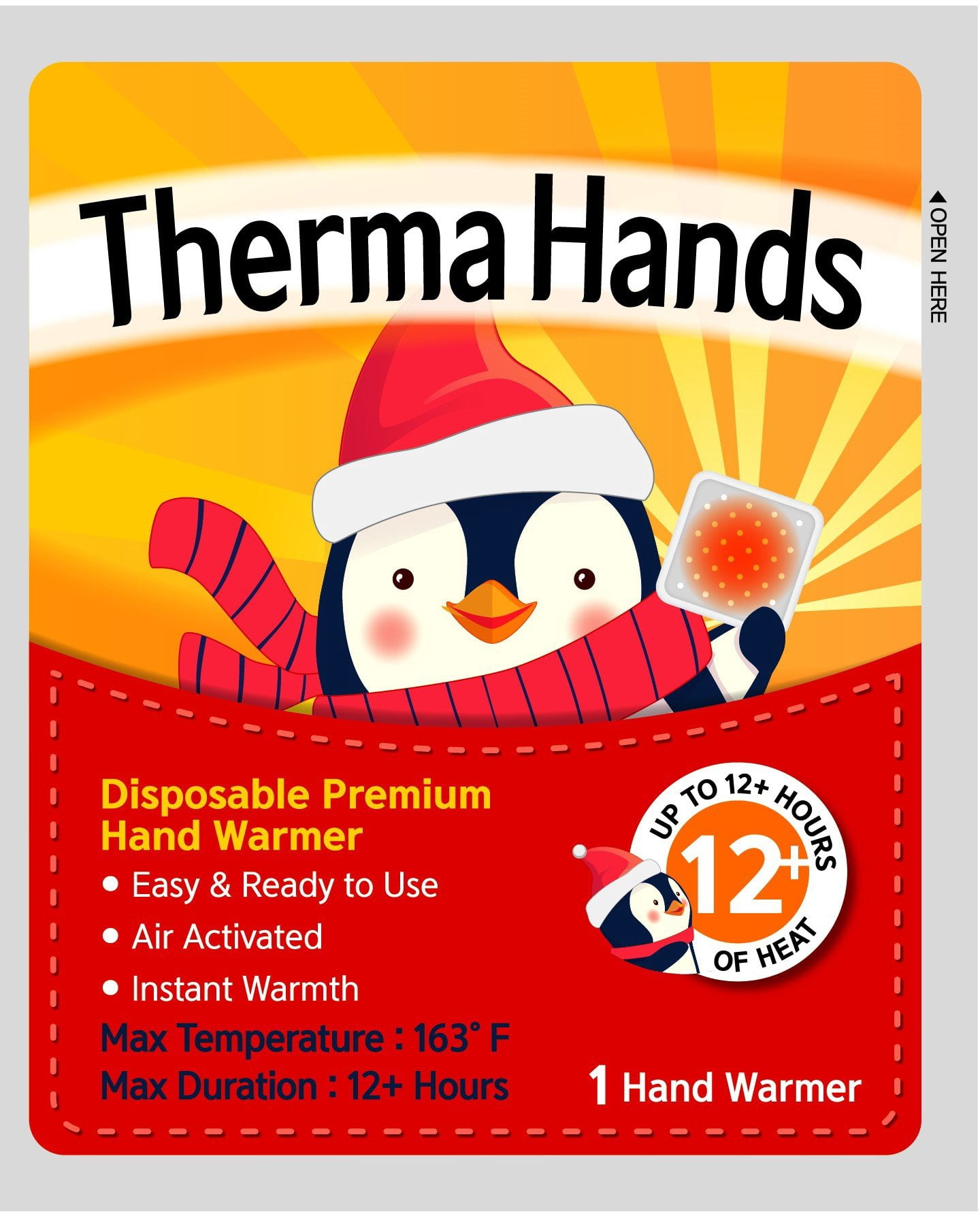 [30 Packs] Hand Warmers / Outdoor Sports / Emergency Preparedness - Air-Activated, Convenient, Safe, Natural, Odorless, Long Lasting Hand Warmer