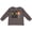 Charcoal, variant on Inktastic Yes, this IS my First Rodeo- cowgirl in hat and boots Girls Long Sleeve Toddler T-Shirt