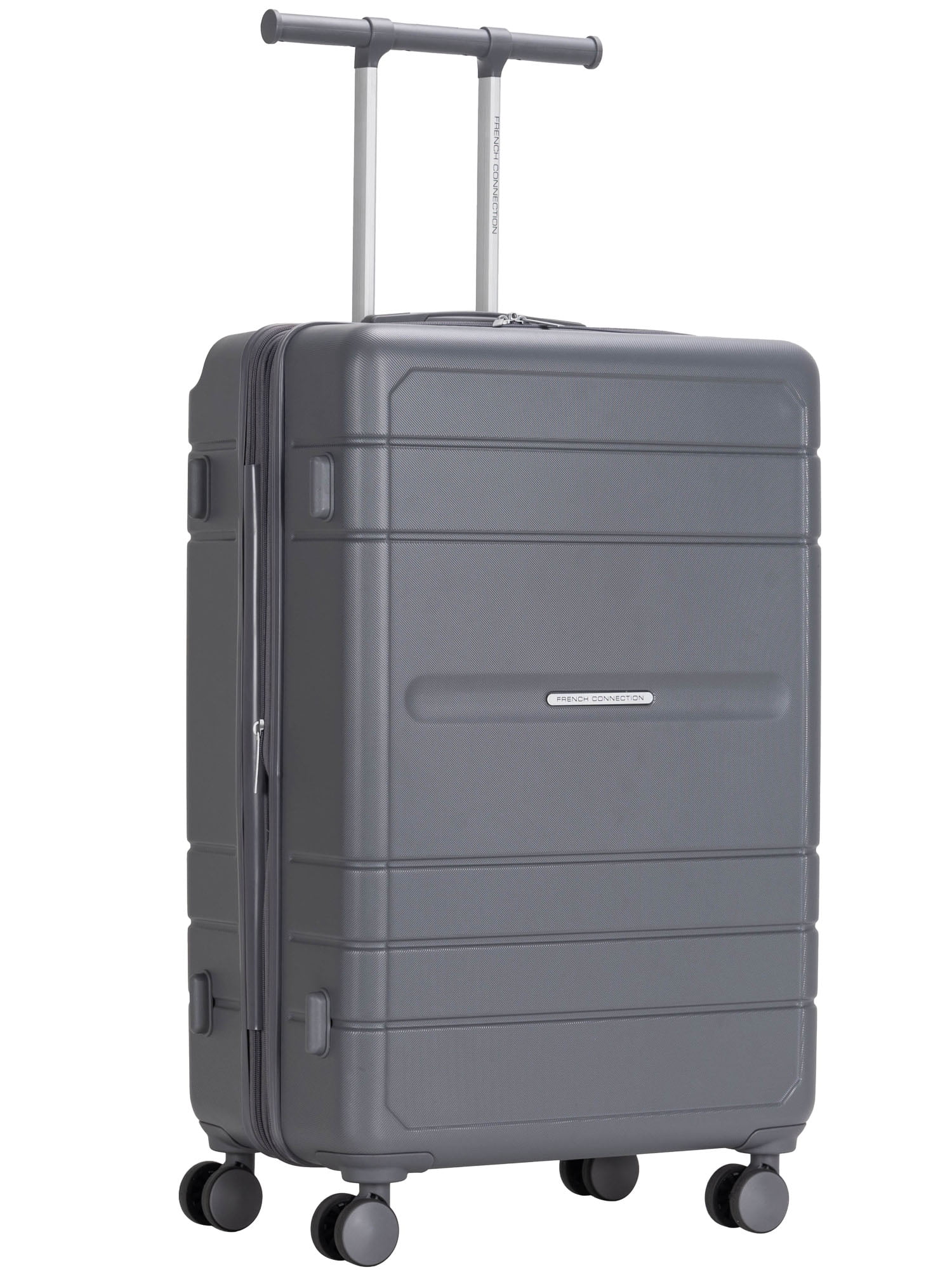 French Connection 3-Piece Wing-On™ Expandable Rolling Luggage Set, Quiet Shade