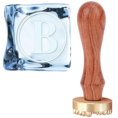Buy Ice Cube Stamp, Custom Bar Personalized Brass Cocktail Stamps, Monogram  Stamp online