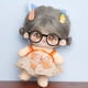thumbnail image 2 of Muñeca de algodón de felpa Kawaii, figura de súper estrella rellena, muñecas lindas, orejas de gato, muñeca de bebé de pelo marrón, puede cambiar la ropa, regalo, 20cm, 2 of 3