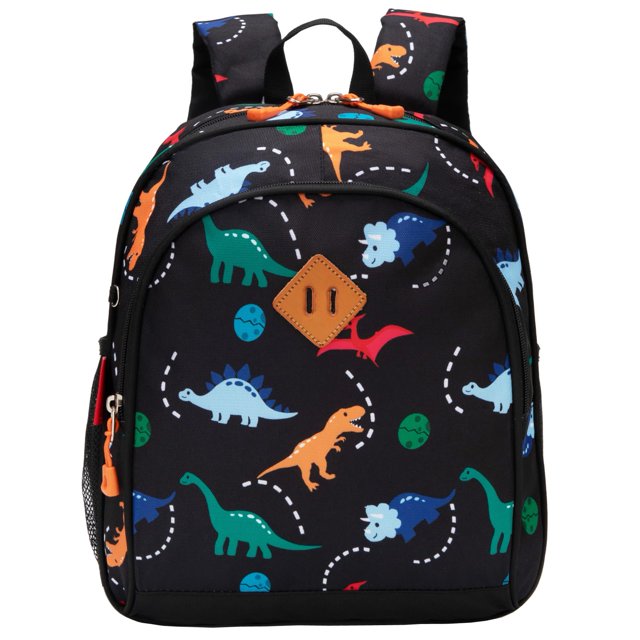 Mochila JinBeryl Dinosaurio 12 Pulgadas Negra