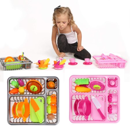 Kitchen Toys Above 3 Years Old 13pcs Children Kids Plastic Educational Toys