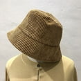 thumbnail image 5 of COCOpeaunt Fashion Summer Fall Classic Corduroy Bucket Hat Outdoor Panama Harajuku Fishing Bucket Hats for Female Male Unisex Casual Cap, 5 of 6